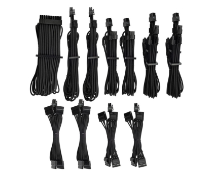 Kabel komputerowy CORSAIR Zestaw kabli Power Supply Gen 4 Czarne CP-8920222